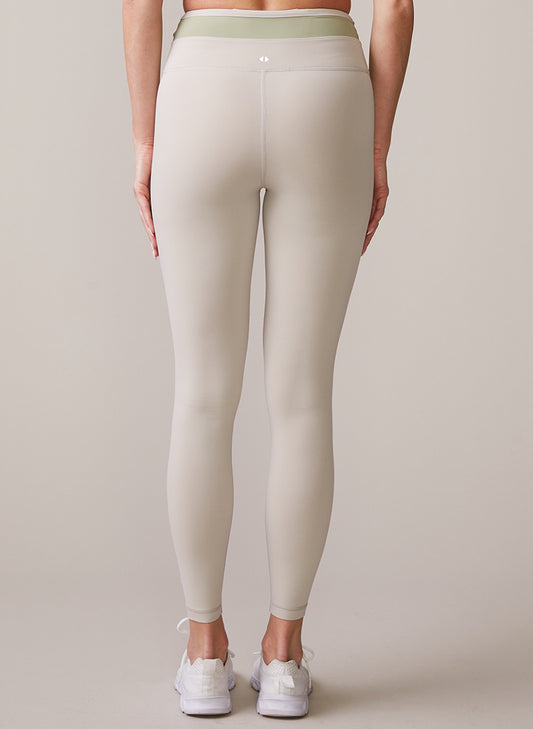 Thrive Societe - Banded Seamless 7/8 Legging - Ash/Faded Moss