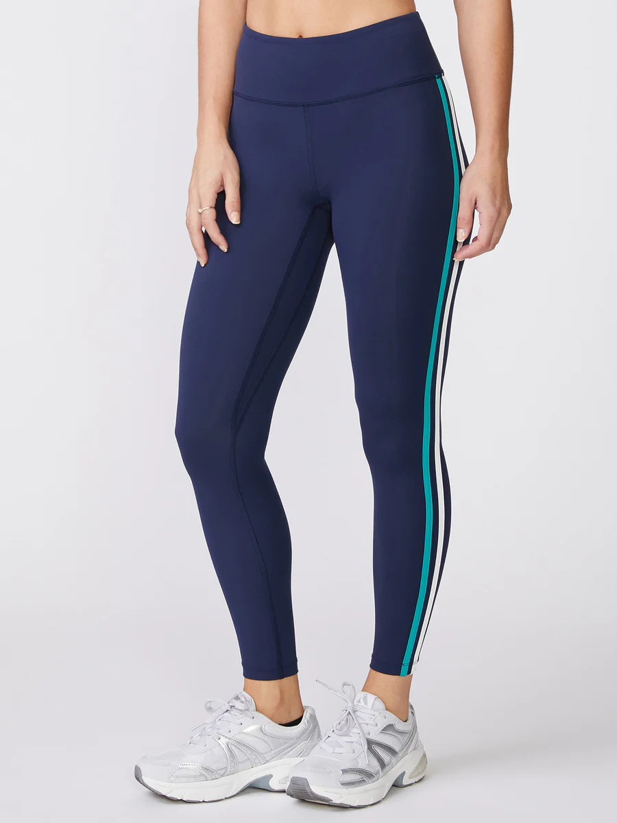 Thrive Societe - Legging with Contrast Taping (Mood Indigo)