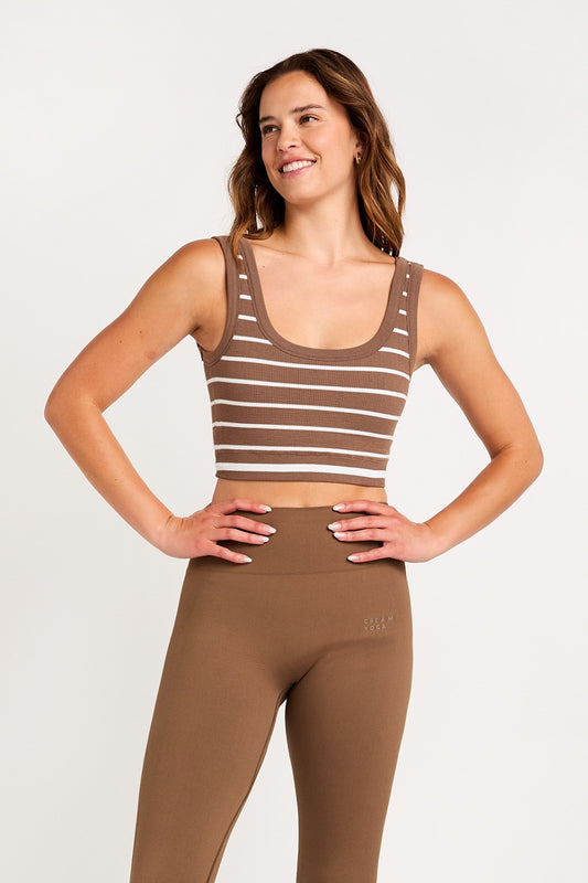 Cream Yoga - Elly Seamless Legging - Latte