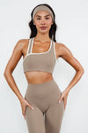 Cloud II™ Swoop Bra - Cashew Contrast