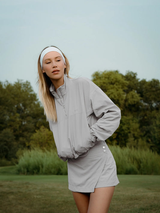 BOV Active - Mia Half Zip Jacket - Cloud Grey