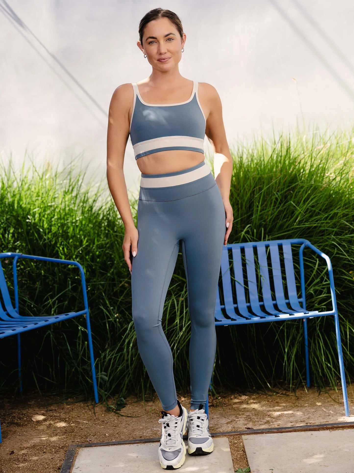 Thrive Societe - Banded Seamless 7/8 Legging - Basalt/Ash