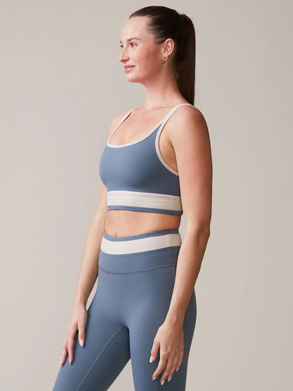 Thrive Societe - Banded Sports Bra - Basalt/Ash
