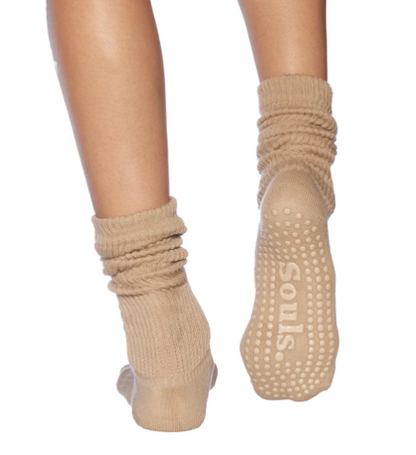 Souls - Cream Cloud Grip Socks