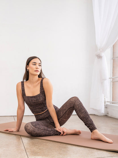 Thrive Societe - Endure 7/8 Printed Legging (Tech Tweed)