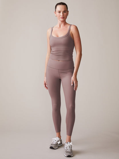 Thrive Societe - Rib 7/8 Legging (Vintage Taupe)