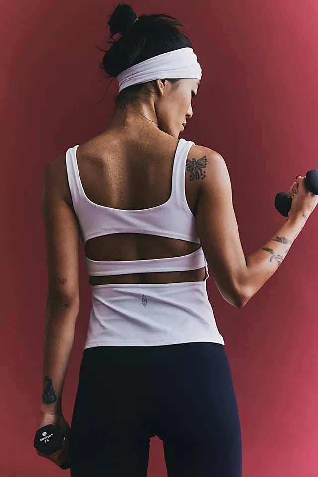 FP Movement - Never Better Cut-Out Back Tank (White)