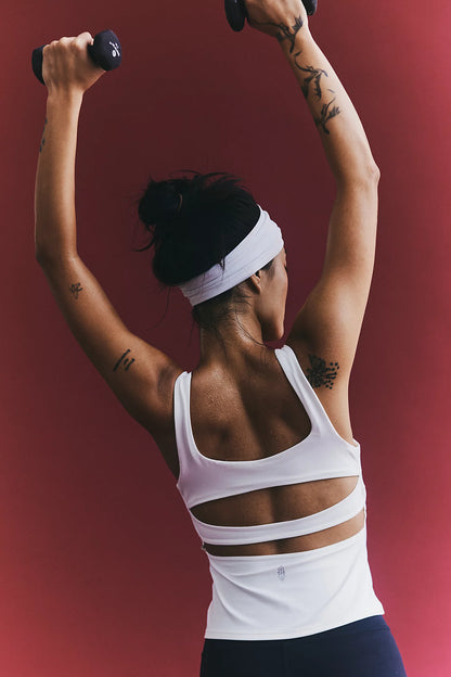 FP Movement - Never Better Cut-Out Back Tank (White)