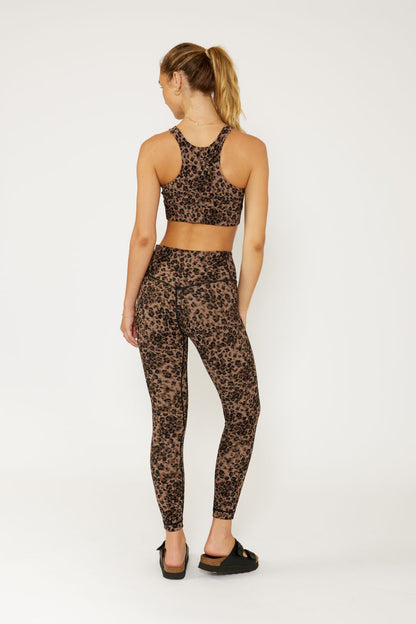 Cream Yoga - Nancy Legging Oyster (Cheeta)