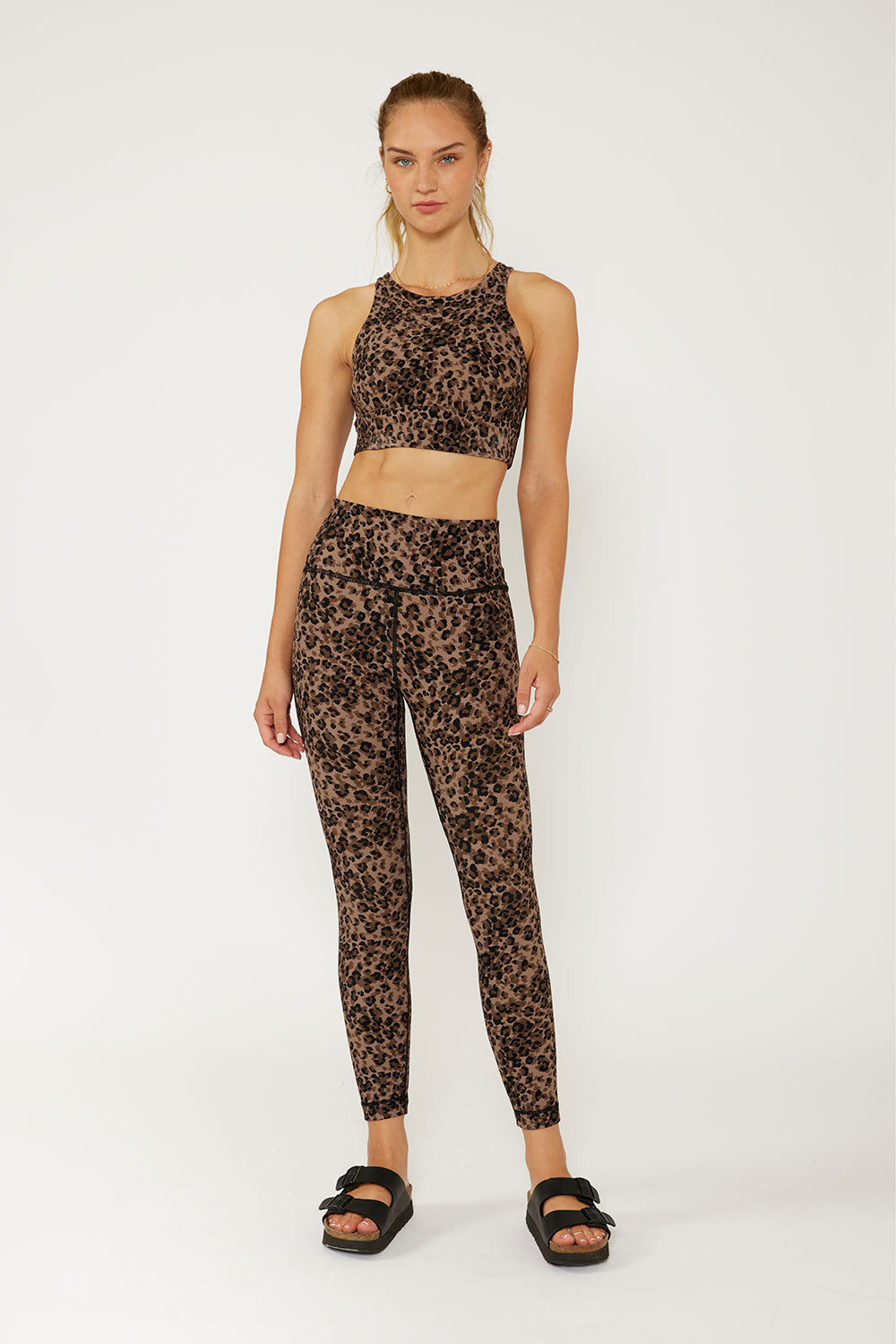 Cream Yoga - Nancy Legging Oyster (Cheeta)