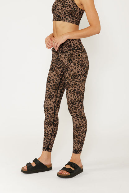 Cream Yoga - Nancy Legging Oyster (Cheeta)