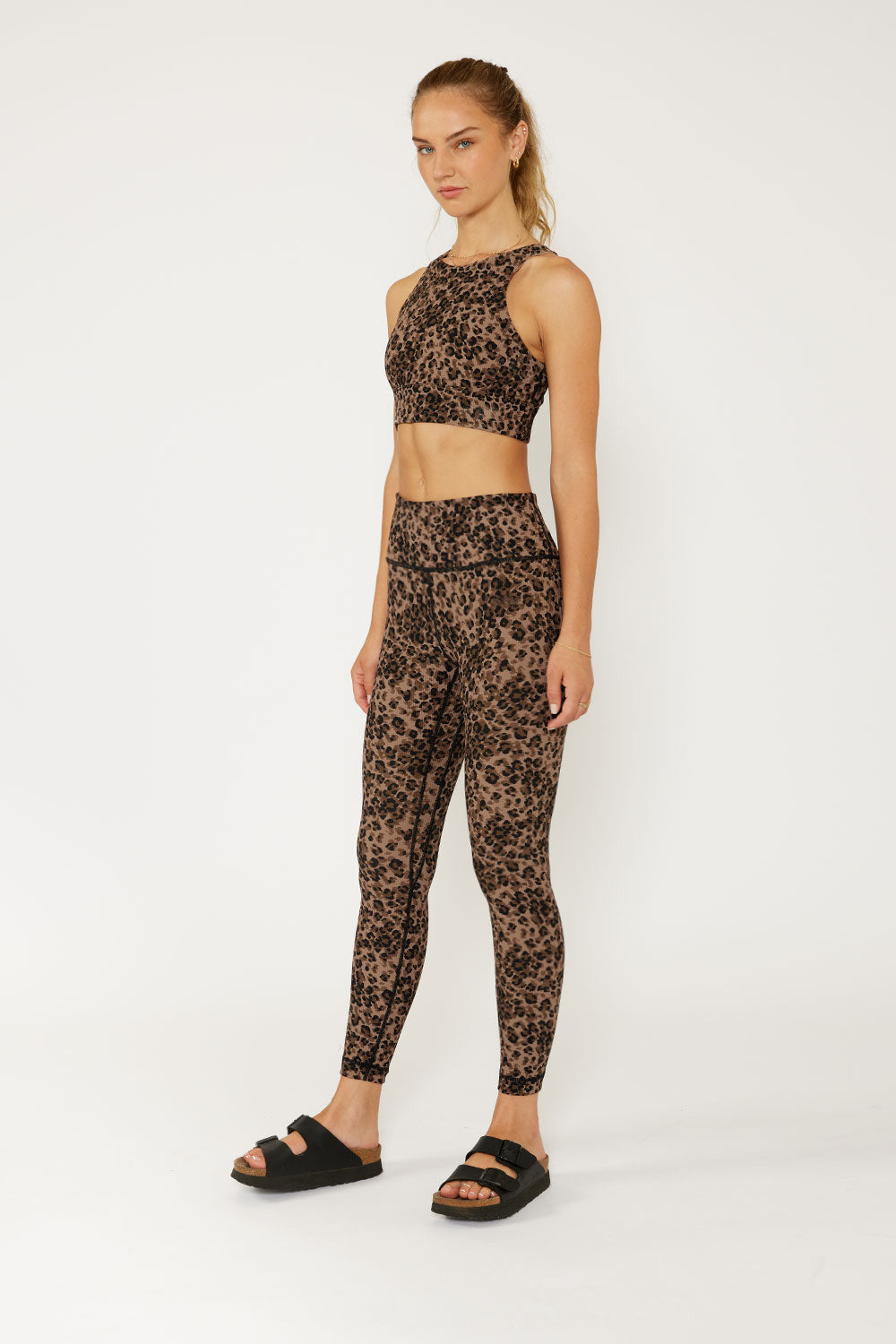 Cream Yoga - Nancy Legging Oyster (Cheeta)