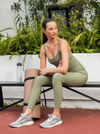 Thrive Societe - Rib 7/8 Legging (Deep Olive)