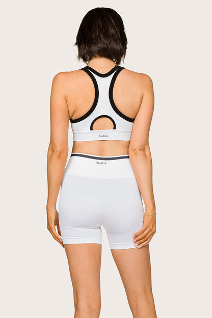 ALALA - Barre Seamless Short (White)