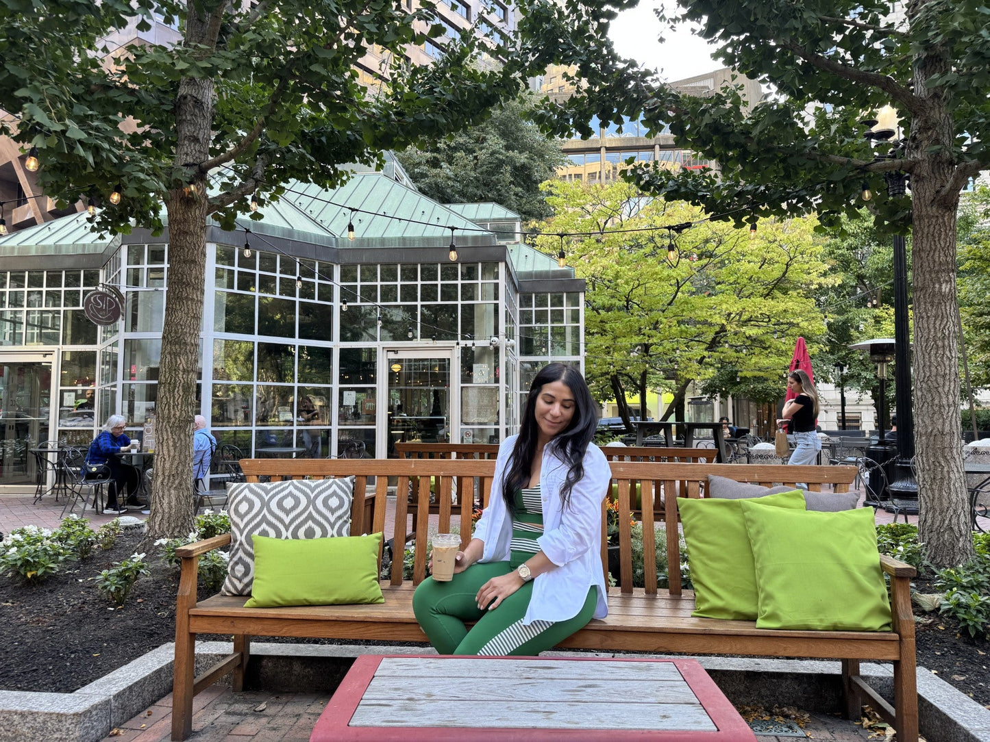 Foxcroft - Meghan No Iron Pinpoint Long Sleeve Shirt (White)