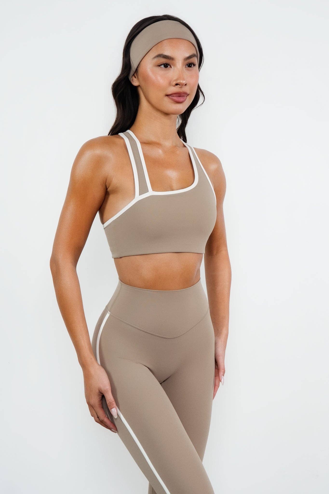 Cloud II™ Swoop Bra - Cashew Contrast